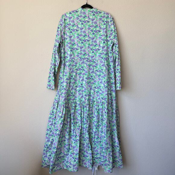 Tuckernuck Hyacinth House Multi Floral Bellflower Maxi Dress Size XXL - Picture 3 of 6